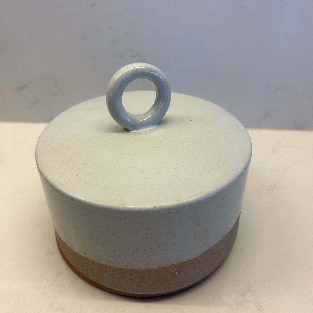 Indaba dome lid ceramic butter dish serve ware